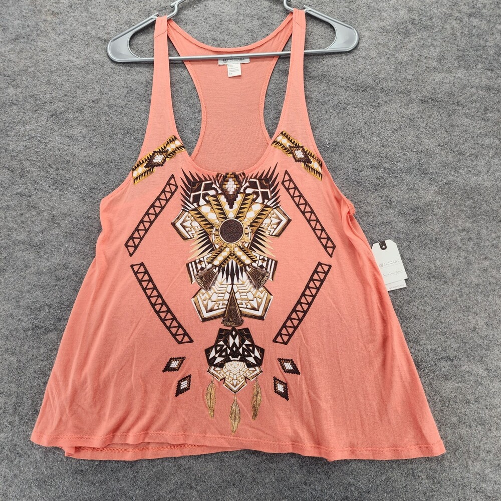 Element Tank Top Womens Small Coral